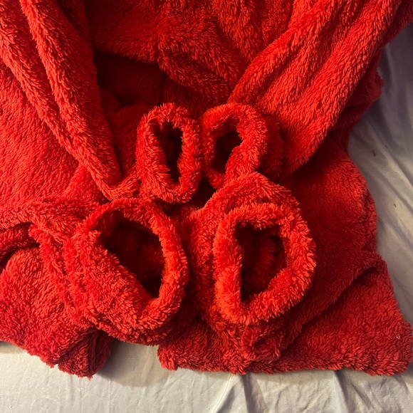 Cozy Red Unisex Adult One Piece - Picture 6 of 7